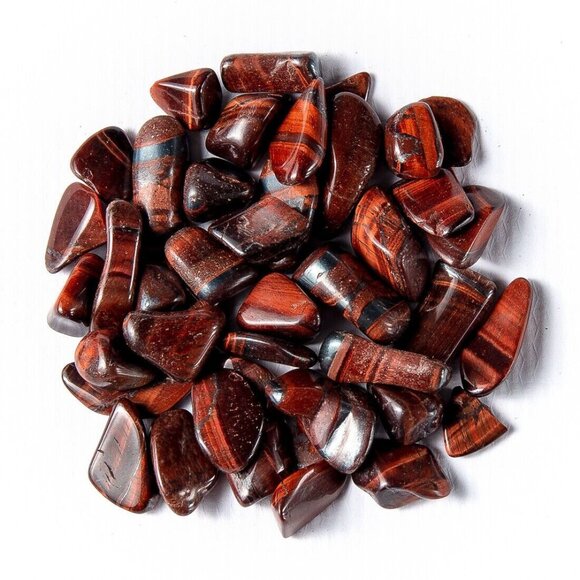 1 Pound Tumbled Gemstone Collection Red Multi Blue Gold Tigers Eye Small Stones - Picture 5 of 11